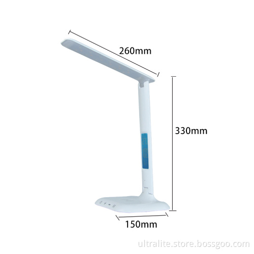High Quality 5 Brightness Eye Caring Timer Dimmable Bedside Desk Light Wireless Charger Lamp